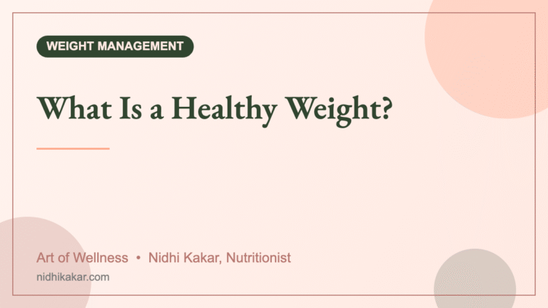 What Is a Healthy Weight? - Art of Wellness blog featured image