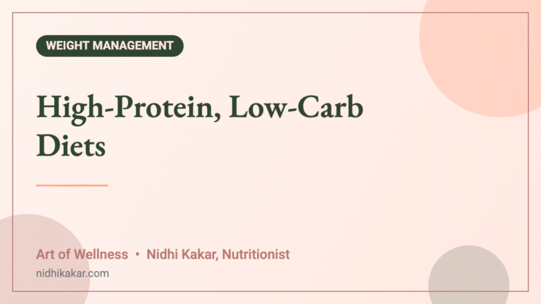 High-Protein, Low-Carb Diets - Art of Wellness blog featured image