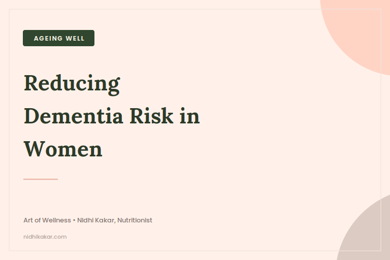 Reducing Dementia Risk What Women Can Actually Control